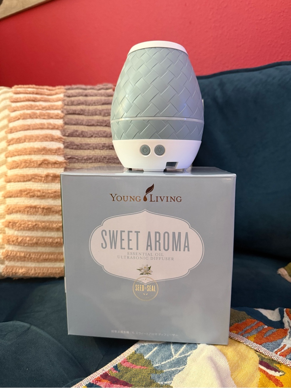 NEW Young Living Sweet Aroma Diffuser - Light Sage and White
